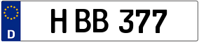 Truck License Plate